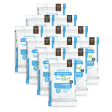 Simpleaf Flushable Wet Wipes Unscented | Plastic Free, Paraben & Alcohol Free | Hypoallergenic & Safe