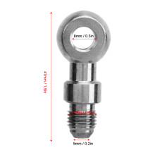 Straight Brake Banjo Fitting 8mm ID