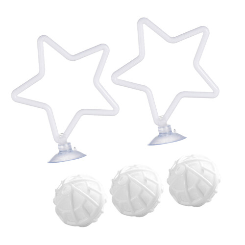 Multipurpose Plastic Fish Feeder And Trainer-Five pointed star