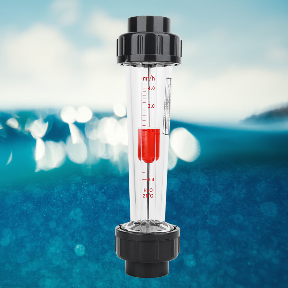 Plastic Tube Water Flowmeter LZS-32(D) 0-60C
