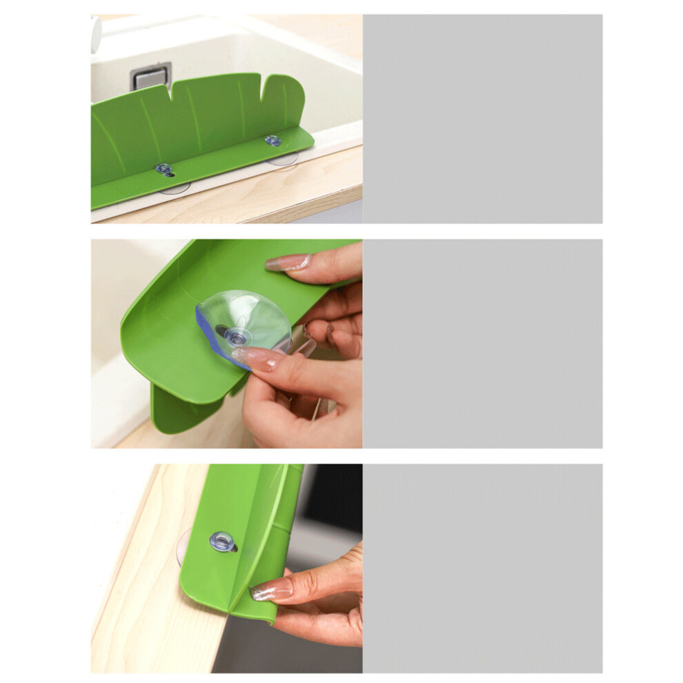 Banana Leaf Sink Splash Guard, Easy Install 7444352935949