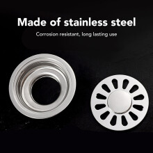 Durable Round Floor Drain Anti Odor 304 Steel