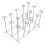 Square Vertical Skewer Rack for Kitchen Fryer 1