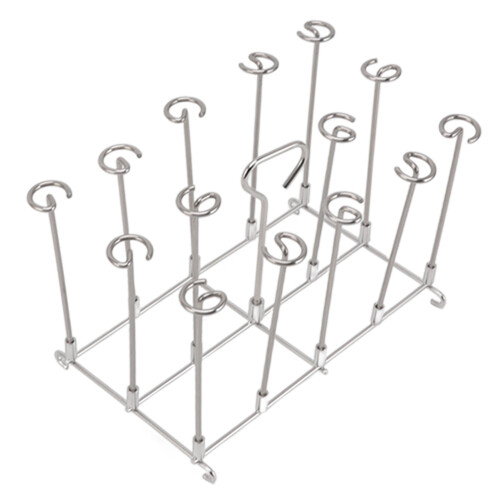 Square Vertical Skewer Rack for Kitchen Fryer