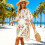 Damen-Strandkleid mit Polyesterstruktur, geeignet für-DP3554 6