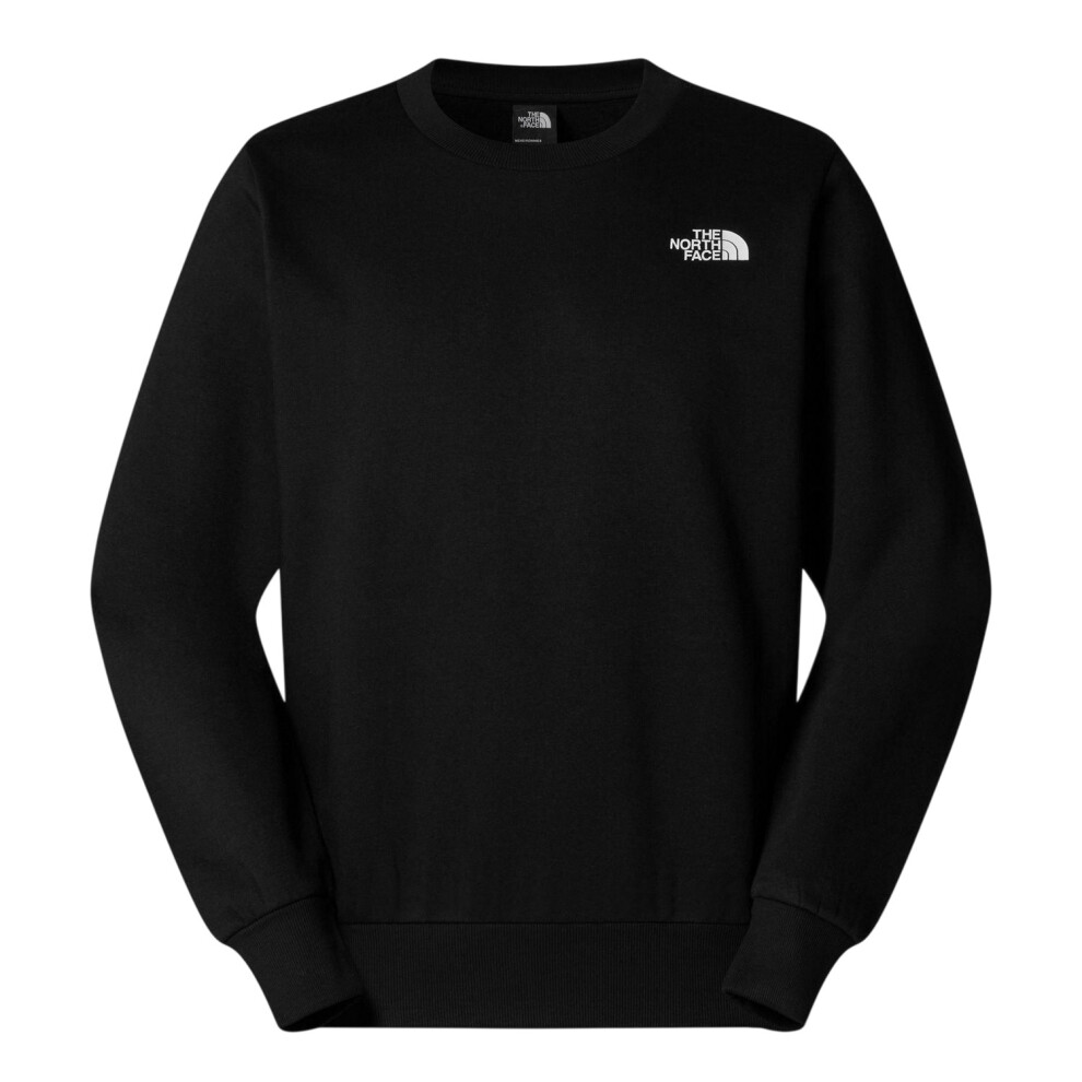 The North Face (S, ) Mens Simple Dome Cotton Blend Logo Sweatshirt Black