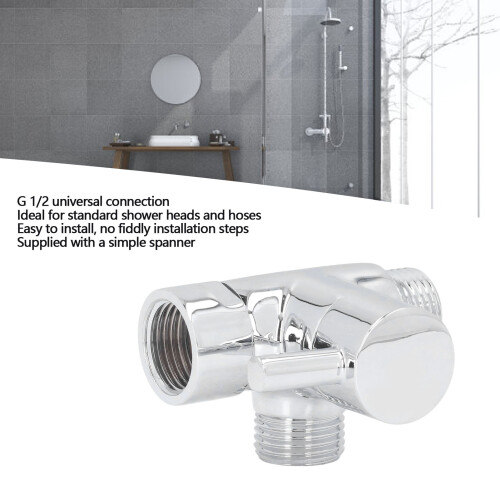 Easy Install Shower Arm Diverter Valve