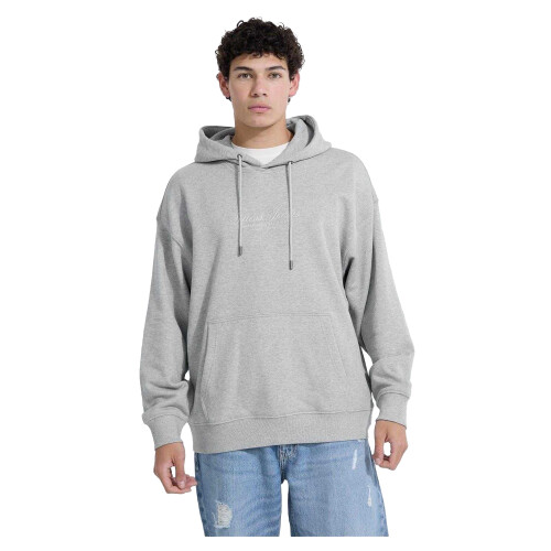 Guess (L, Grey Heather) Guess Mens Script Hoodie