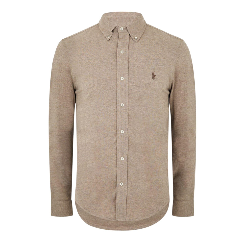 Ralph Lauren (Xxl, Brown) Mens Premium Cotton Button-Down Shirt