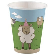 Farm Party Paper Cups 250 ml (Pack of 8)