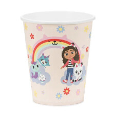 Gabby's Dollhouse Paper Cups, 250 ml (Pack of 6)