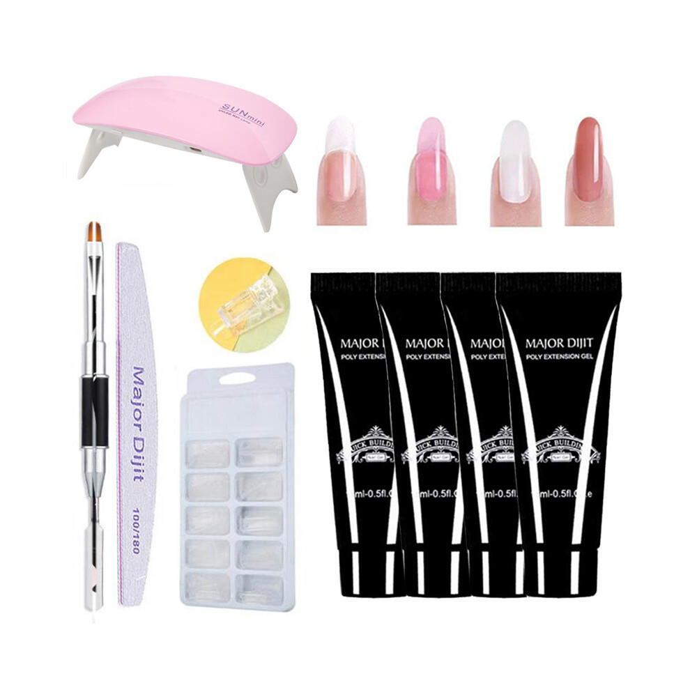 (11#) Poly gel manicure quick-drying phototherapy gel multi-color extension gel 15ml set