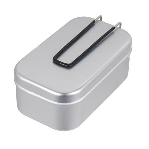 Lightweight Aluminium Lunch Box with Steaming Rack 2