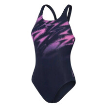 Speedo Womens/Ladies Hyper Boom Graffiti One Piece Swimsuit
