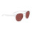 Nike (One Size, Clear/Pink) Nike Horizon Ascent Round Sunglasses 1