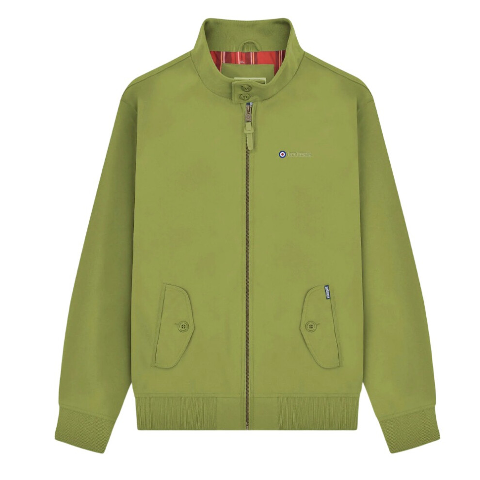 Lambretta (Xxl, Olive) Mens Target Shower Resistant Hoodie Green,Multicoloured