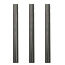 Pack of 3 Hollow Carbon Tube for Fishing Rod Repair with-11mm
