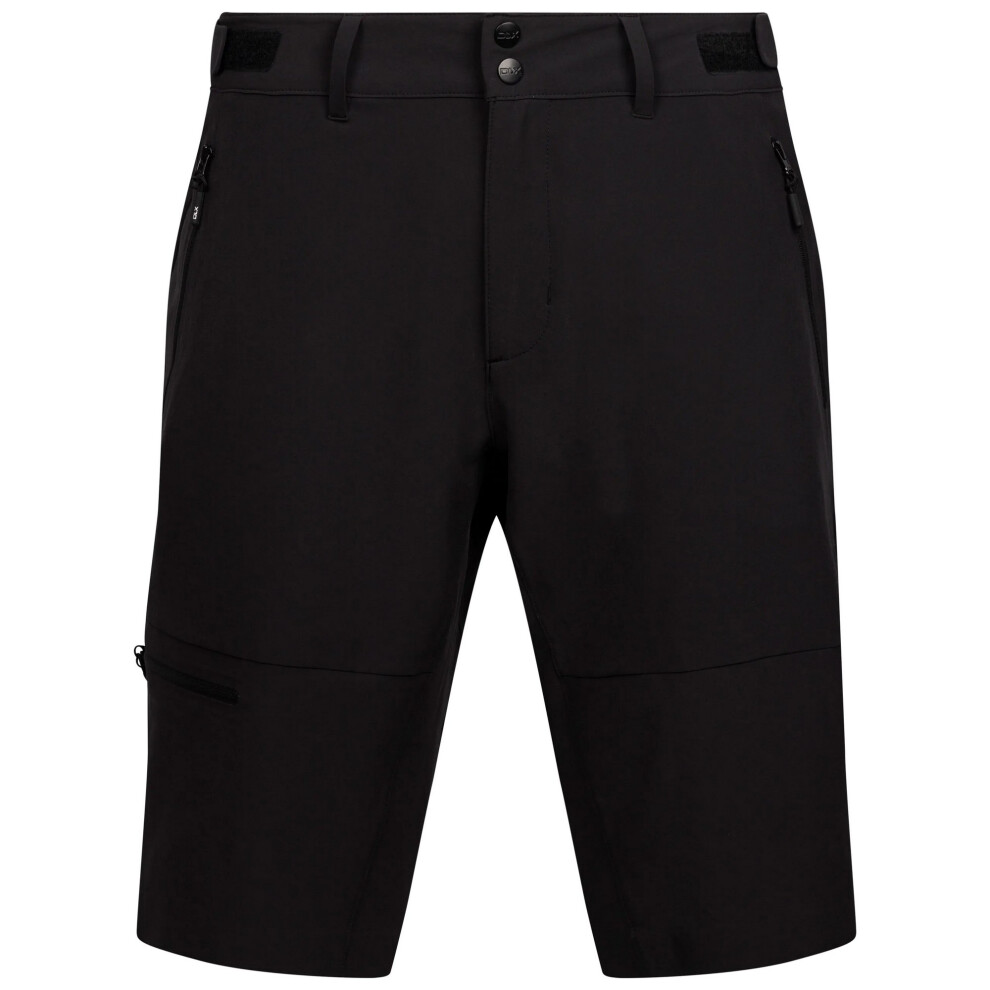 Trespass Men's Black Ralf Dlx Cargo Shorts - S - 100% Polyester - Image 2
