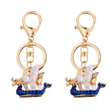 2Stk Blaue Bag Keychain – Robuste Metall Schlüsselringe Für Taschen