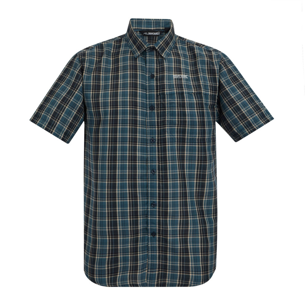 Regatta (5Xl, Night Sky) Mens Mindano Triangle Short-Sleeved Shirt