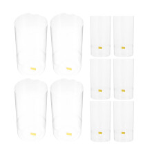 100Stk PVC Weinflaschen Schrumpfkappen Transparent Verschluss Stopper