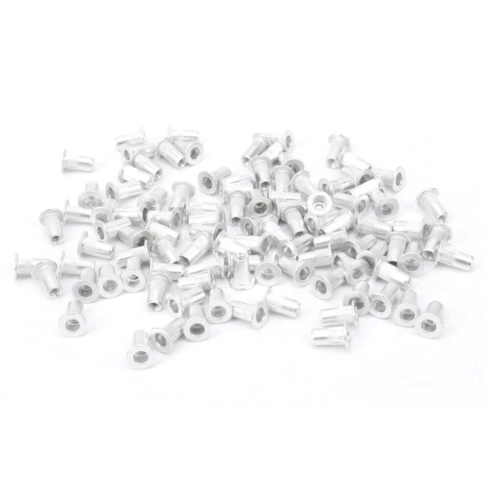 600Pcs Aluminium Rivet Nuts Flat Head M3-M10