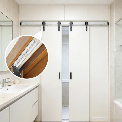 Heavy Type Spring Loaded Sliding Door Rail System Ensuring Quiet 1