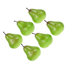 6Stk Langlebige Simulierte Birnen Polylyrol Grün Für Park Und