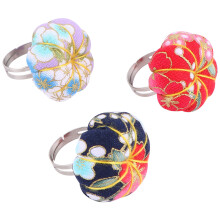 3 ring-design nadelkissen für zuhause und schneiderwerkstatt