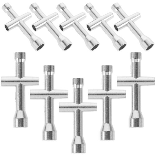 10Stk Cross Spanner Sleeve Aluminium Durable Reparatur