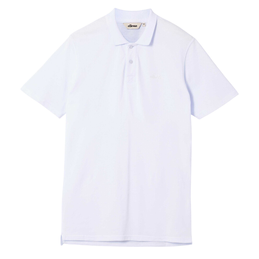 Ellesse (M, ) Mens Senago Polo Shirt White