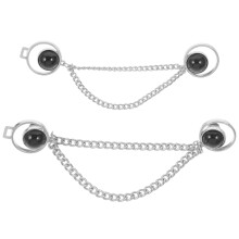 2Stk Taillenknöpfe Für Hosen Taille Silberfarbene Zinkclips