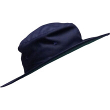 (M, Navy) Kookaburra Wide Brim Cricket Bucket Hat