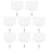 8Set White PVC Merchandise Sign Display Clips for Store Use 5