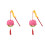 2 Sets Lotus Chinesischer Leuchte 1