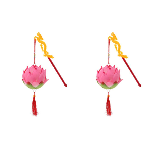 2 Sets Lotus Chinesischer Leuchte