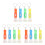 30Pcs Assorted Color Mini Torch Flashlight Keychain Portable 6