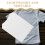 50Pcs Apparel Packaging Cardboard Inserts White Shirt Folding Board 4