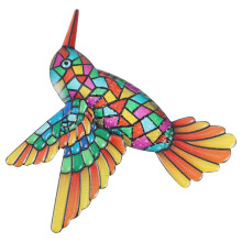 Metall- -Wanddekoration -Vogelskulptur Wandanhänger