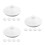 15Pcs Enamel Mug Lids White Round Covers for Cups 4