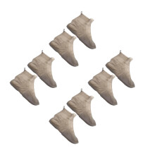4Pairs Grey Silicone Waterproof Shoe Covers Rain Protectors Non-Slip