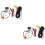 2 Sets Car Dynamic Reversing Camera Rear View Vehicle Backup Cameras 6