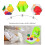 2Sets Durable Plastic Vegetable Cutting Toy for Kids Educational Play 4