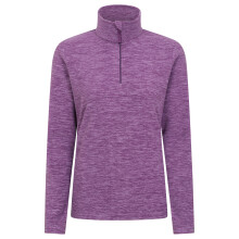 (14 UK, Dusky Purple) Mountain Warehouse Womens/Ladies Snowdon Melange Fleece Top