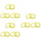 18Rolls Ruban Floral Transparent Pour Fleurs DIY 6