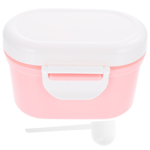 Doppelstöckiger Milchpulver Spender PP Dicht Rosa