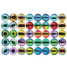 100Stk Cabochons Tierische Augen DIY