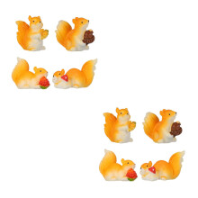 8Stk Winzige Resin Figuren Bunt Für Regale