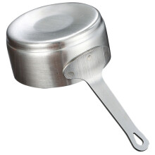 1Leichte Gewürzschale Mit Griff Silber Für Saucen Und Dips