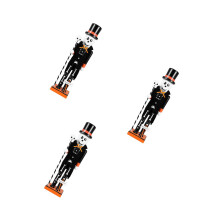 3Pcs Wooden Halloween Nutcracker Soldier Home Ornament
